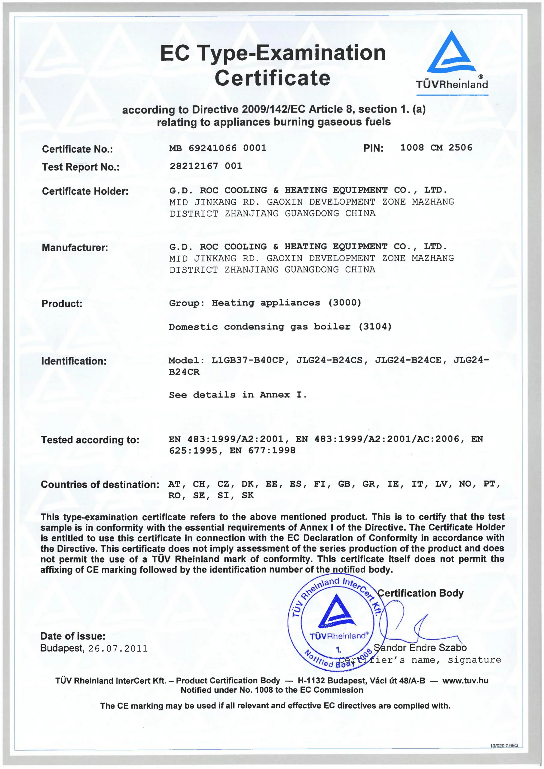 Quality & Certifications 4 Quality & Certifications - ROC